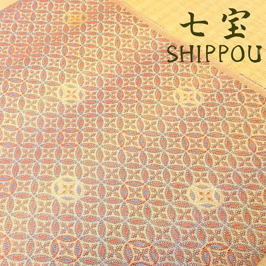 金襴藝術掛畫/七寶紋(30*60*22)